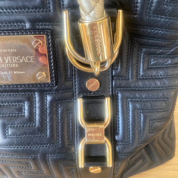 Gianni Versace Leather Top Handle Bag - Picture 3 of 15